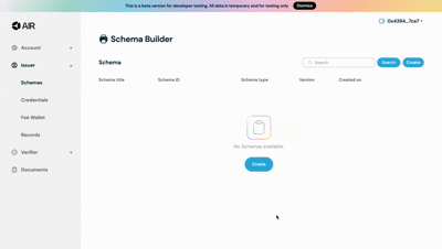 Create schema